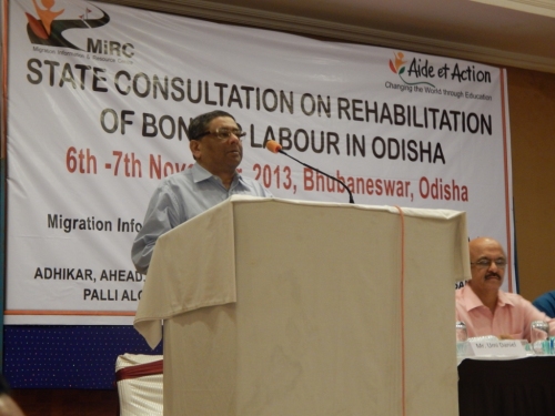 Shantanu Dutta at the Odisha State Consultation